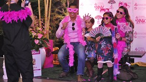 Pretty in pink for cancer awareness