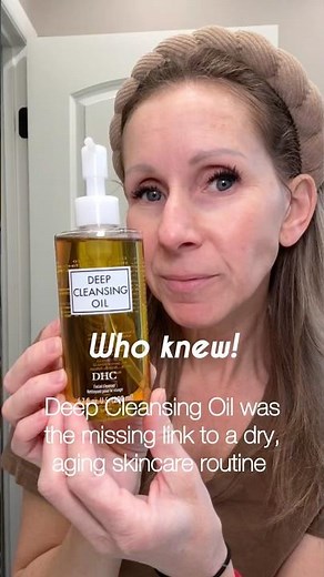 DHC Deep Cleansing Oil Review - Dry, Aging Skin NEEDS this (link + discount code below) #antiaging