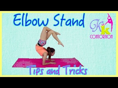 How to do a contortion handstand/How to do an Elbow Handstand