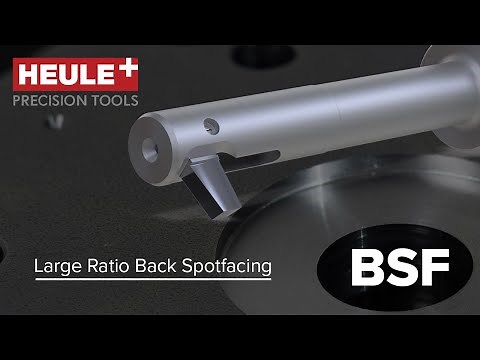Heule's BSF | Large Ratio Back Spotfacing Tool
