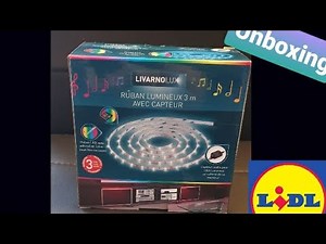 Jnboxing - LIDL - Ruban lumineux 3 m avec capteur de musique
