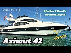 Azimut 42 Flybridge For sale - An ideal Family Cruiser? 2 Cabins and ample space....