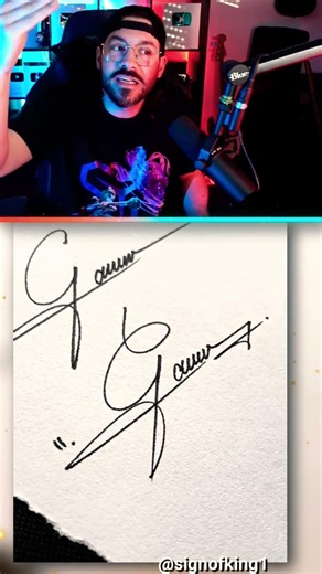 Signatures avec la lettre G