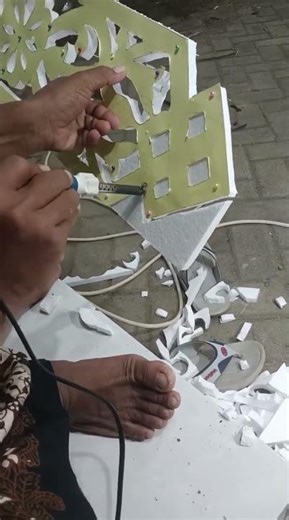 proceso de modelado de poliestireno #shorts