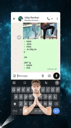 Hindi to English automatic translation in WhatsApp #shorts #tipsntricks #tech #mobile