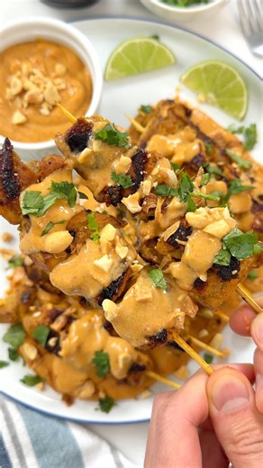 Thai Peanut Satay with Peanut Sauce