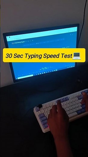 30 Second Typing Speed Test ⌨️ | Improve Your Typing Speed & Accuracy Fast!---📝