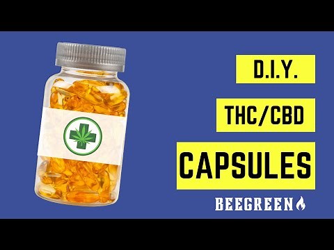 DIY THC CBD PILLS! MAKE YOUR OWN CANNA CAPSULES RECIPE!