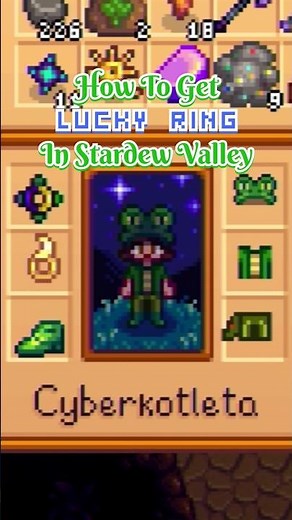 How To Get Lucky Ring In Stardew Valley #stardewvalley #gaming #game #howto #stardew
