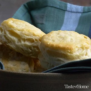 28K views · 342 reactions | You only need FOUR ingredients for these!! Get the full recipe for Southern Buttermilk Biscuits: https://trib.al/jq2LXt6 | Taste of Home | Facebook