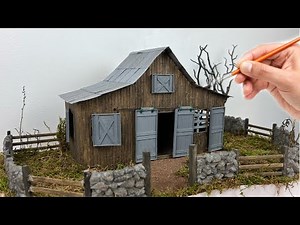 Diy Miniature Barn House || Diy Barn House using Cardboard