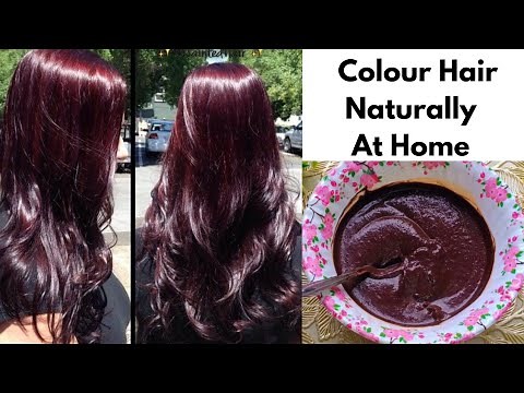 Burgundy Hair Color at Home! ‪@Hinaya‬🌟 #HairDye #DIYHairColor #haircolor