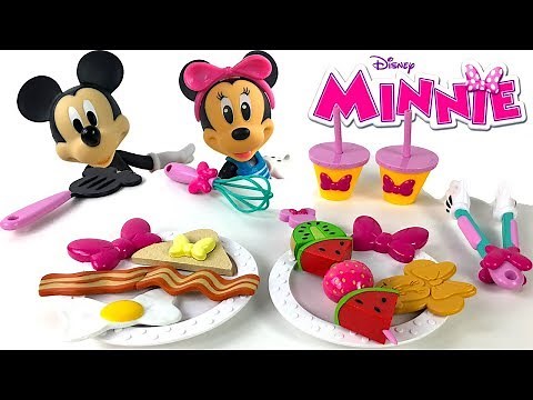 DISNEY JUNIOR MINNIE BRUNCH COOKING SET WITH 30 PIECES - UNBOXING
