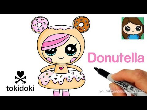 How to Draw Donutella Easy | Tokidoki