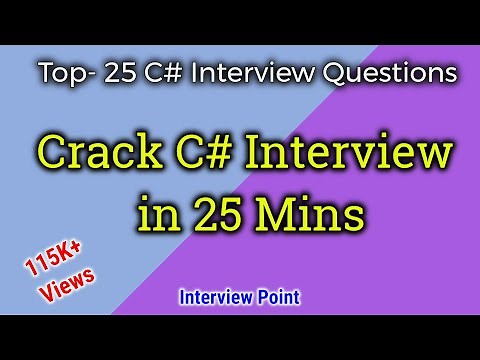 Top-25 C# Interview Questions with Answer || Interview Point | D. K. Gautam