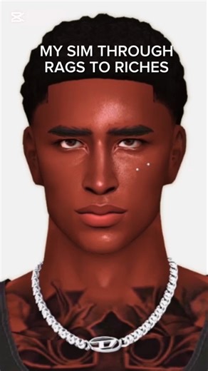 My sim through rap career #shorts #sims4build #sims4