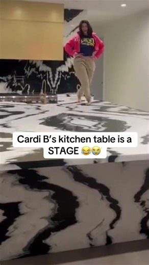 Cardi B's Hilarious Kitchen Table Performance Moments