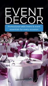 Crafted to the highest standards, our products ensure your events are flawless every time. Shop Our Collections: https://bit.ly/4gsAdvX #eventdecor #eventsupplies #eventplanner #TableclothsFactory | TableclothsFactory
