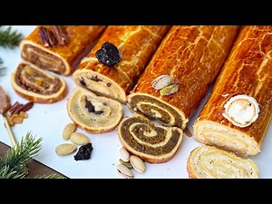 4 KÜLÖNLEGES BEJGLI TÖLTELÉK🌲❤️‍🔥 - Pisztácia, Raffaello, Mandula-szilva, Grillázs -BebePiskóta