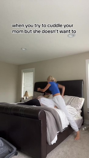 always trying to cuddle my mom #foryou #mom #funny #fyp