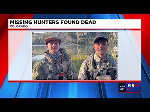 Cause of death revealed for two missing hunters in Colorado