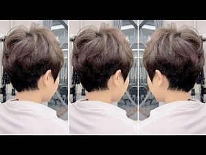 Short Pixie Cuts & Textured Short Layered Haircut for Women Tutorial Full Steps