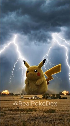 Pikachu Evolution – From Pichu to Raichu & Gigantamax Power #pokemon #pikachu #evolution (AI Short)
