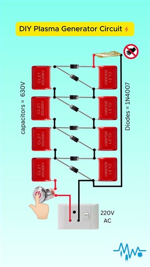 ⚡Powerful Plasma Generator Circuit from 220V