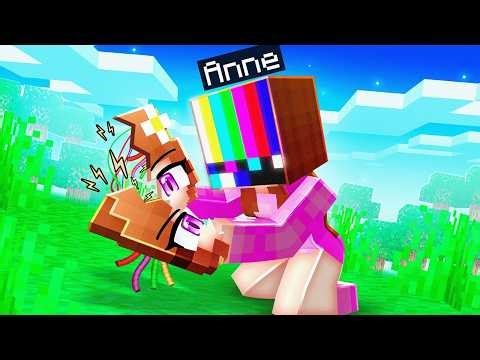Anne Cracked her FACE in Minecraft!