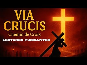 🔥 CHEMIN DE CROIX (Via Crucis) : 14 Stations Illustrées — Marche avec Jésus jusqu’au Golgotha ! 🙏