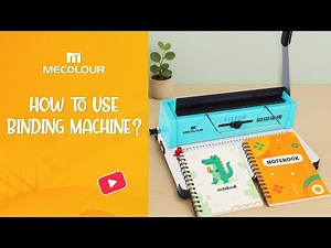 How To Use The Cinch Book Binding Machine To Create Notebooks