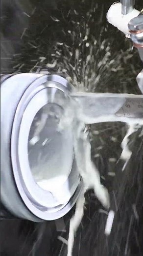 We machined a 65mm deep face grooving!