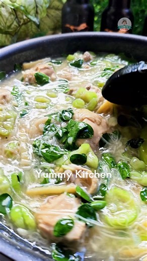 Chicken Misua Soup with Patola | Yummy Kitchen