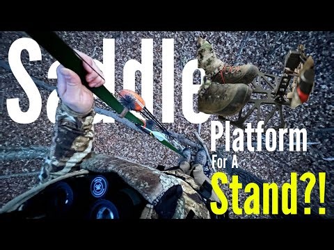 SADDLE PLATFORM AS A TREESTAND?|Timber Ninja Ledge|The Stickboys