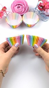 5.6M views · 92K reactions | Handmade Creative Craft Ideas with Cupcake Liners #tutorial #craft #diy #handmade #craftseasydiy | DIY Easy Crafts | Facebook