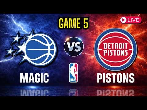 Orlando Magic vs Detroit Pistons - Game 5 NBA Playoffs - Live Stream Color Radio Broadcast