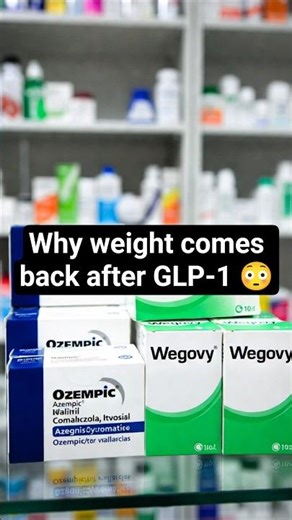“Why weight comes back after GLP-1 #healthyeating