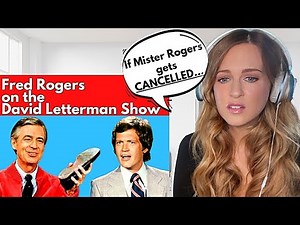 Fred Rogers Interview on David Letterman | Irish Girl Reaction
