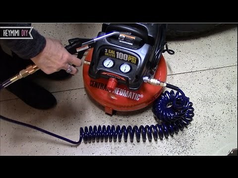 Harbor Freight 3 Gal Pancake Air Compressor & Accessories