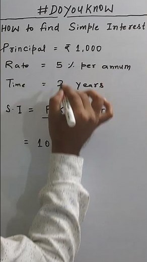 How to find Simple Interest | Formula for Simple Interest