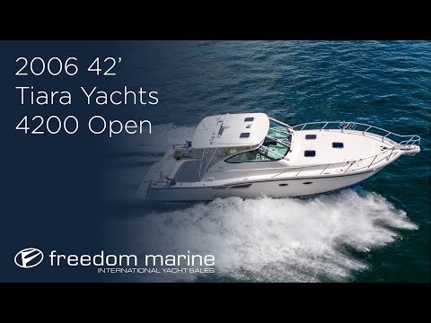 2006 42' Tiara Yachts 4200 Open | Freedom Marine International Yacht Sales