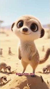 The Meerkat Who Stood Tall | An Inspiring Desert Story #animals #cute #inspiration