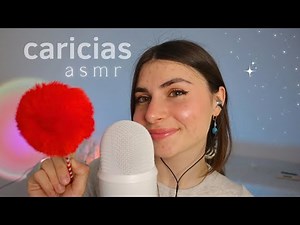 ASMR | caricias con brochas MICROFONO muy RELAJANTES ⛈️