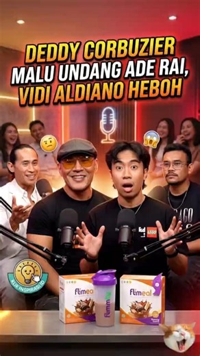 DEDDY CORBUZIER MALU UNDANG ADE RAI, VIDI ALDIANO HEBOH #deddycorbuzier #aderai #vidialdiano #foryou