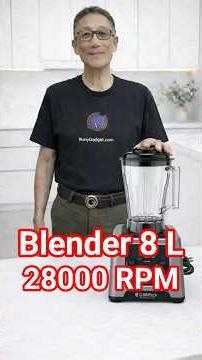 How to Operate an 8 Liter Multi-Function & Multi-Speed ​​Blender