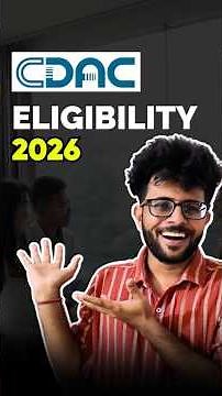CDAC C-CAT Eligibility Criteria 2026 🎓🔥 | Can You Apply?