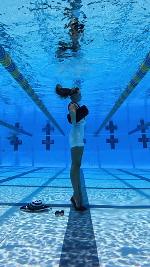 8M views · 10K reactions | Aqua Barbie  #pool #heels #underwater #mermaid | Kristina Makushenko | Facebook