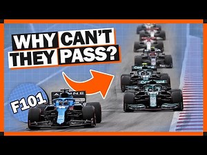 Why can't F1 cars overtake in a 'DRS Train'?