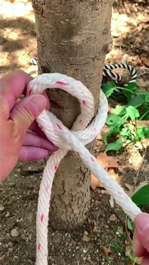Simple and practical method of tying a lock knot