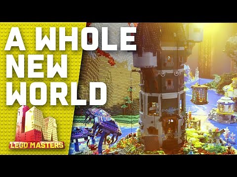 Every build from the 'A Whole New World' challenge (Season 2, Episode 1) | LEGO Masters Australia